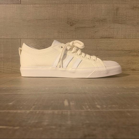 Adidas Men’s Originals Nizza Offwhite /White Shoes - Picture 2 of 4